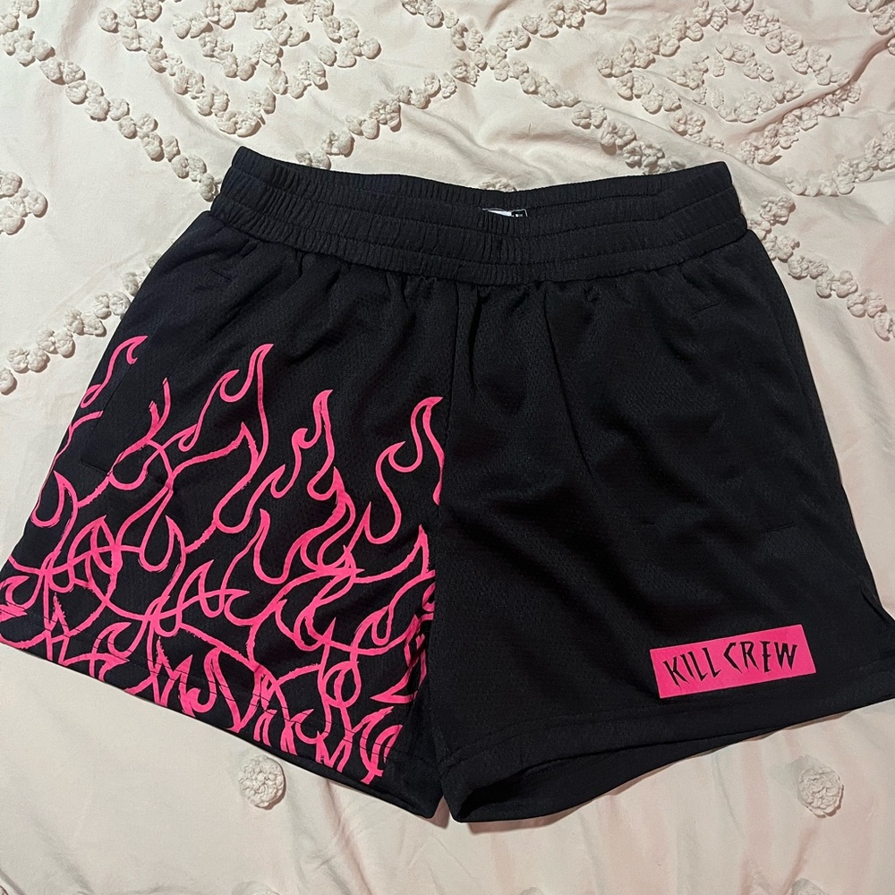 KC Muay Thai flame shorts